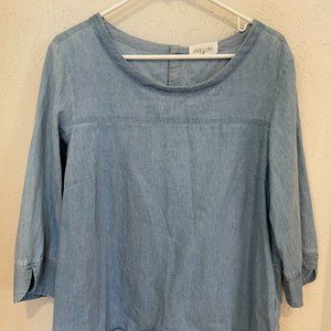 Thought Chambray top UK 16